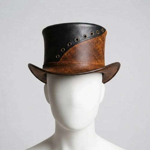 Premium two tone leather top - tone,