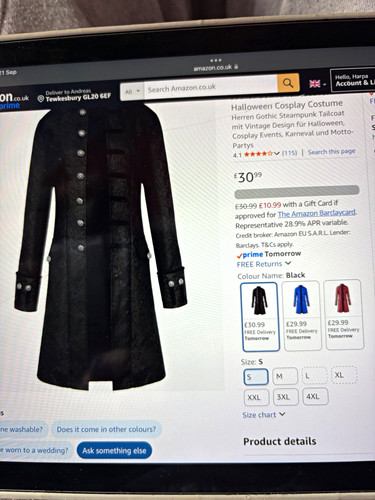 Men gothic steampunk - men's,