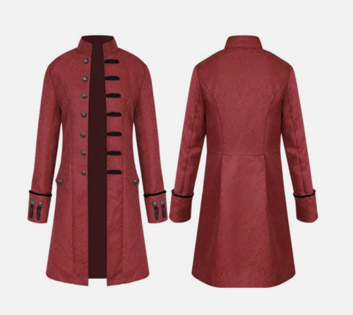 Mens retro gothic jacket - jacket, frock