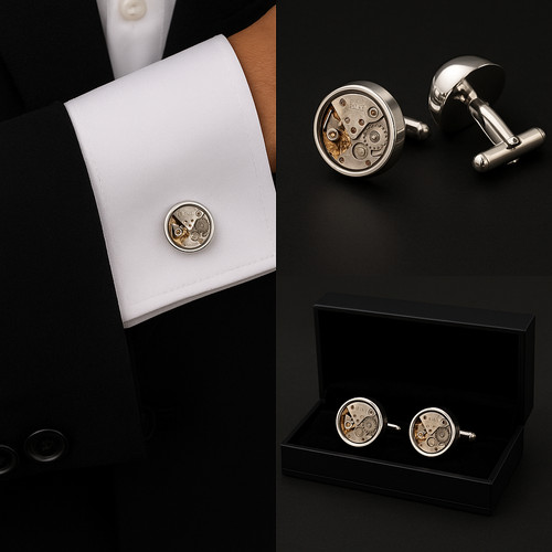 Watch mechanical silver - mechanical,