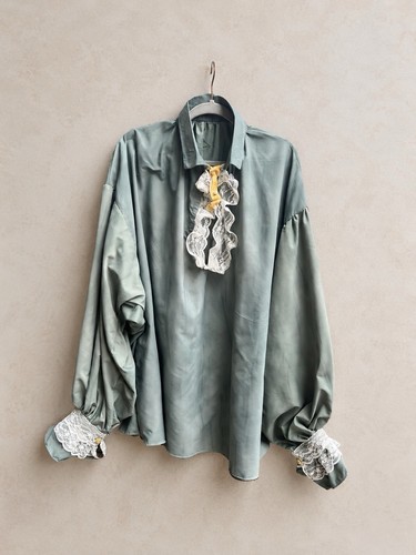 Handmade sage pirate shirt - handmade,