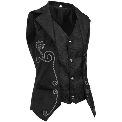 Brocade waistcoat victorian - waistcoat,