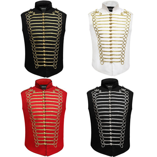 Mens sleeveless hussar jacket - sleeveless,