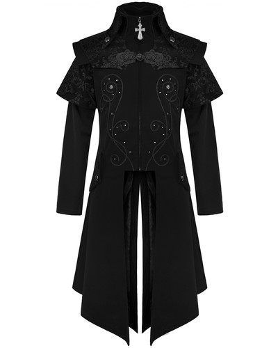 Devil fashion mens gothic coat - mens,