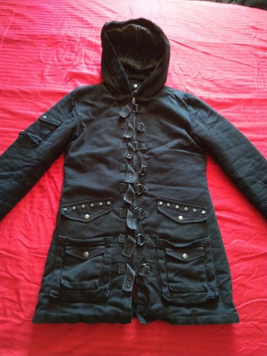Gothicana unisex black hooded - gothicana,
