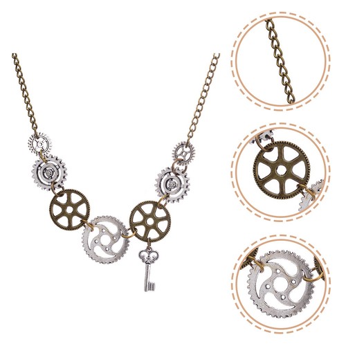 Steampunk pendant necklace for - steampunk,