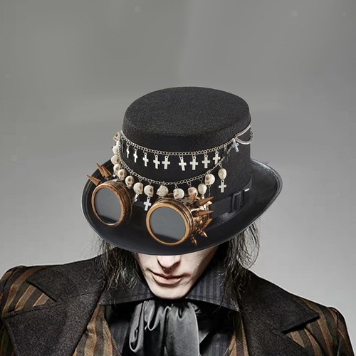 Steampunk top hat men women - top,