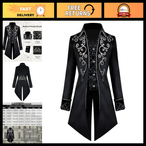 Men steampunk tailcoat - steampunk,