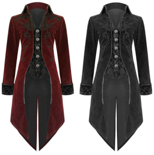 Men tailcoat jacket maroon - men,