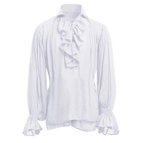 Men medieval viking ruffled - men's,