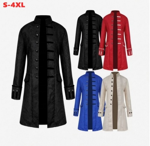 Mens retro gothic jacket frock - retro,