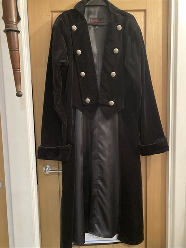 Men steampunk goth coat - men’s,