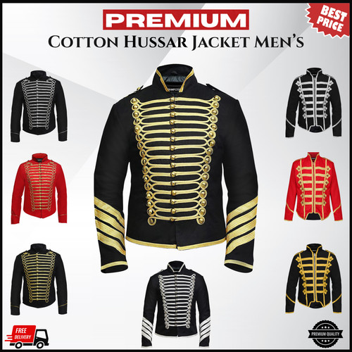 Hussar jacket mens steampunk - hussar,