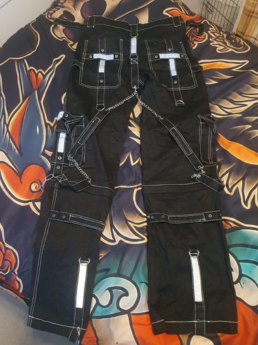 Men gothic pant steampunk - men's,