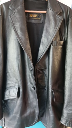 Black leather jacket - ,, blazer