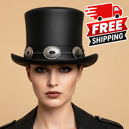 Handmade black steampunk - steampunk, top