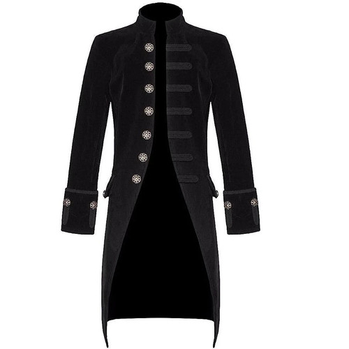 Men victorian velvet frock - men's,